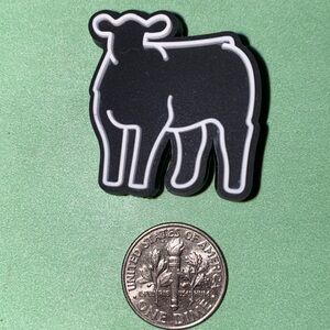 (10 for $15) Calf Bovine Animal Crocs Shoe Charms